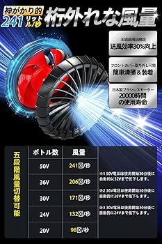 新品 50V ファンバッテリー バートル ファン使用可 空調服 バートル互換 Amazon.co.jp: 50V 空調作業服 ファンバッテリーセット超高出力